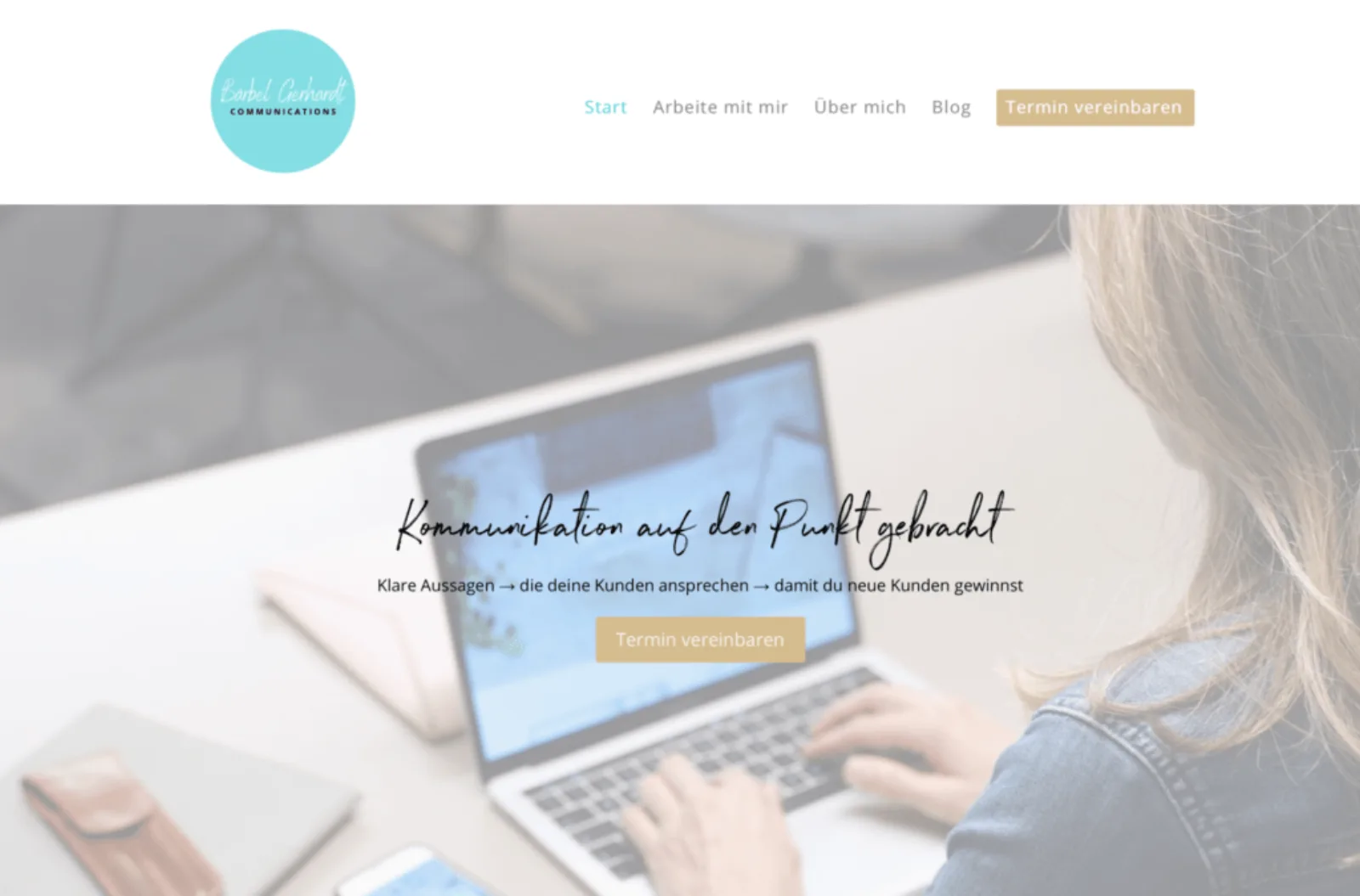 homepage, CTA