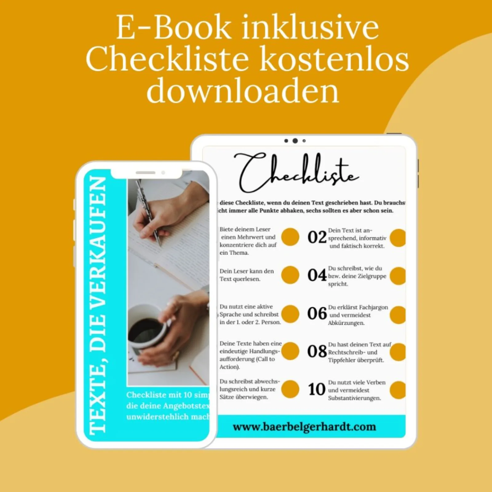 Freebie wirksame Marketingtexte