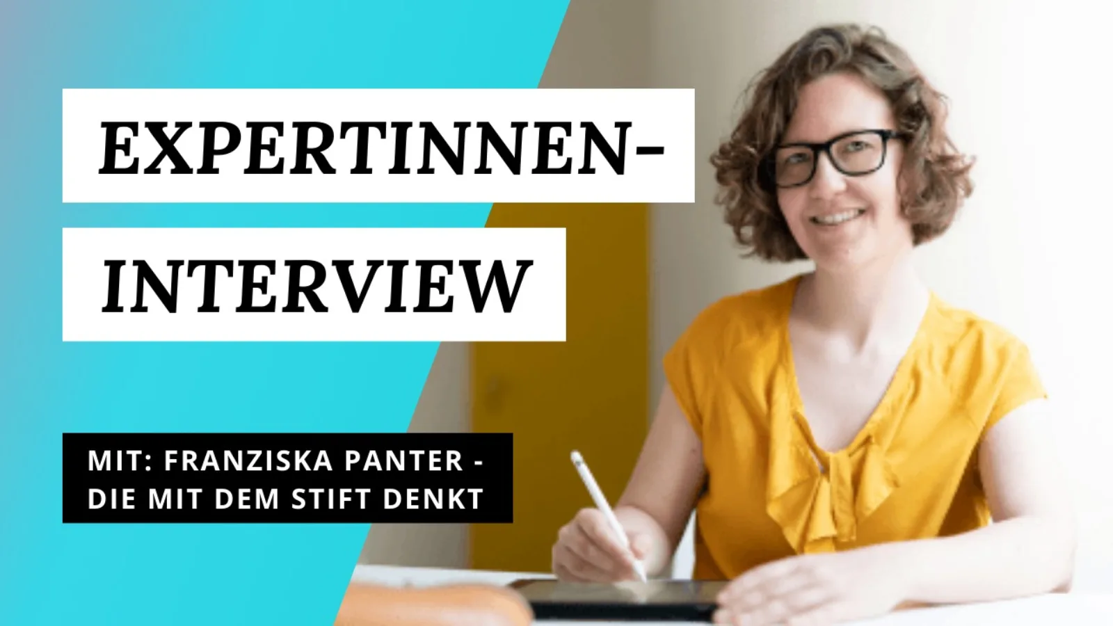 Expertinnen-Interview Sketchnotes Franziska Panter