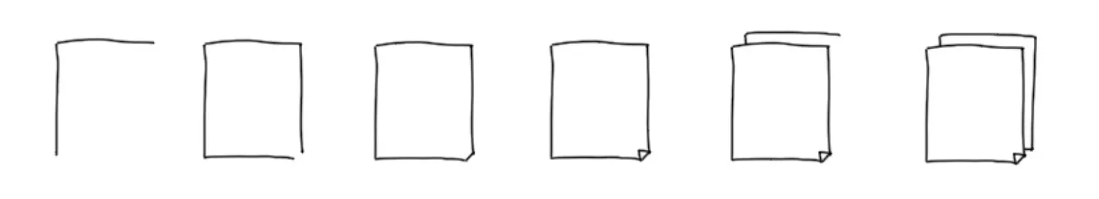 sketchnote eines Dokuments