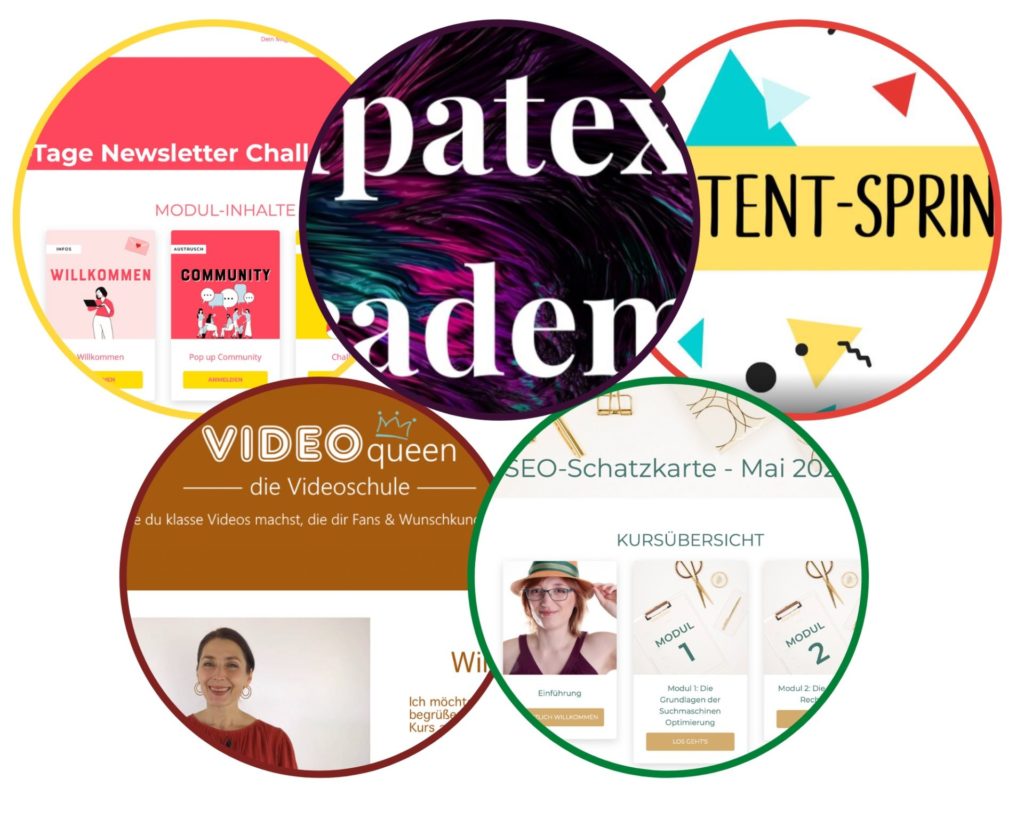 Jahresrückblick 2020: Auswahl Online-Kurse logos