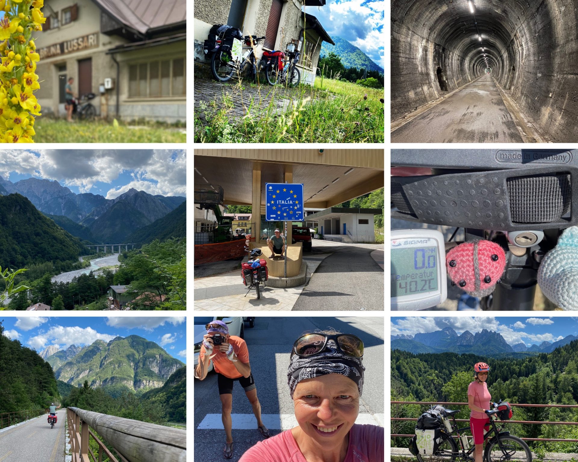 fotocollage-italien-alpe-adria-radweg