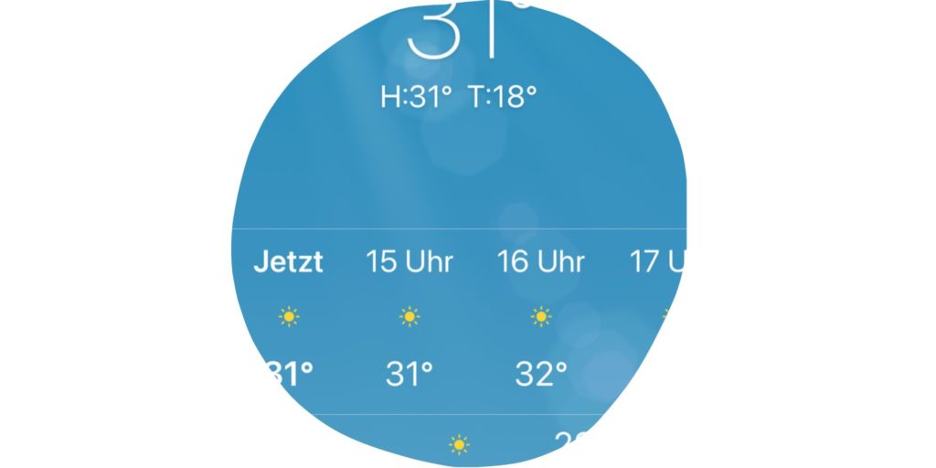Wettervorhersage-grafik